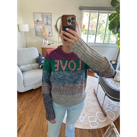Zadig & Voltaire Cyrka wevs Fushia Cashmere Sweater NWT size M - Picture 1 of 8